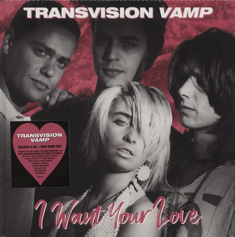 Transvision Vamp I Want Your Love - Sealed Deluxe Set UK Cd album box set