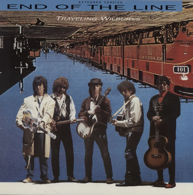 Traveling Wilburys End Of The Line UK 12" vinyl