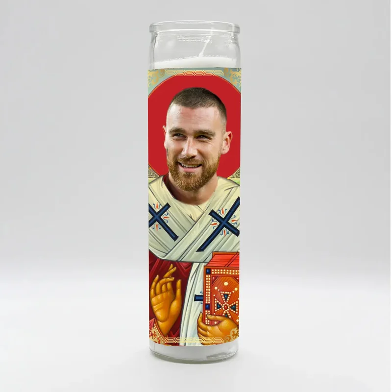 Travis Kelce Prayer Candle