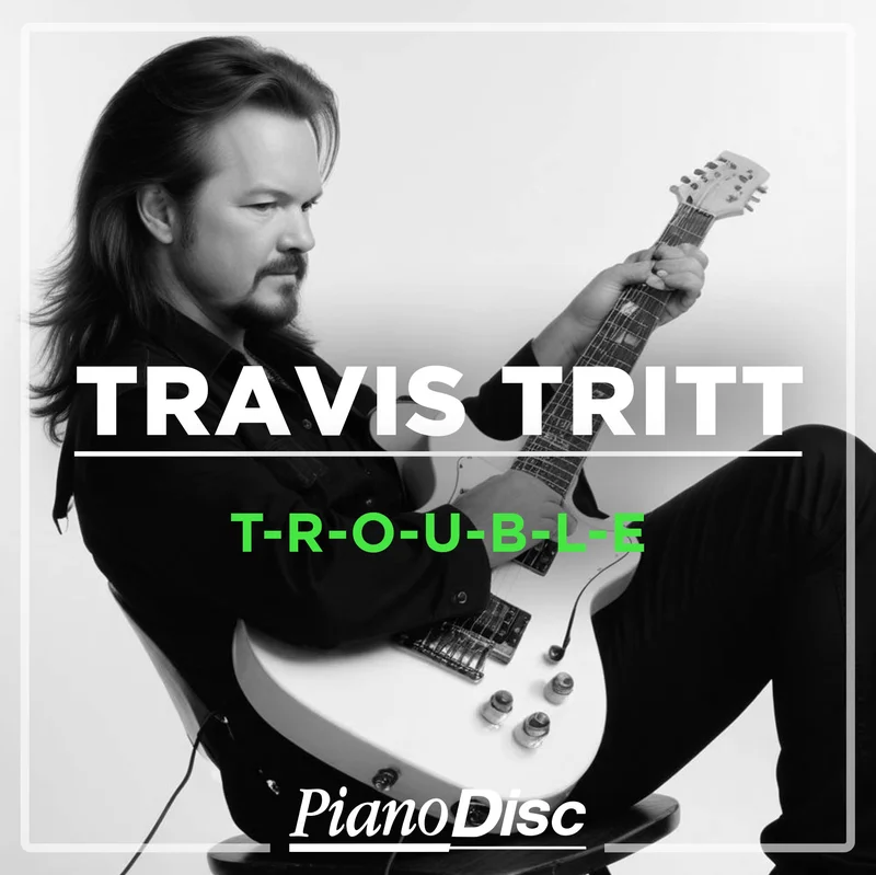 Travis Tritt  T-R-O-U-B-L-E (PianoSync)