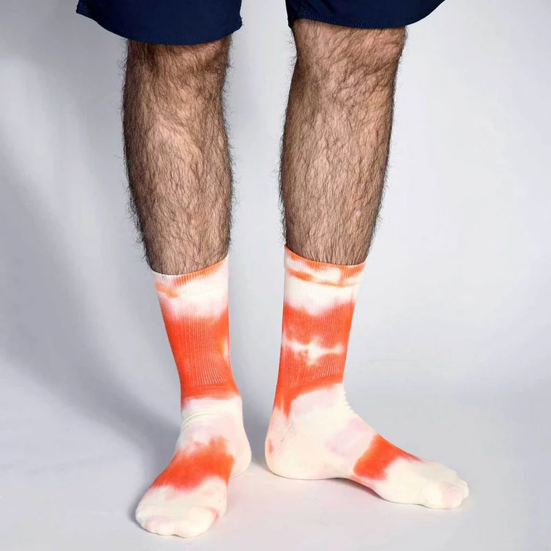 Trippy Tie-Dye Socks Shibori