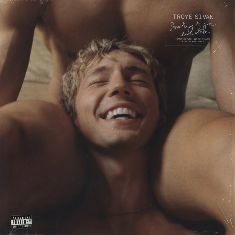 Troye Sivan Something To Give Each Other + Autographed Postcard UK Vinyl LP