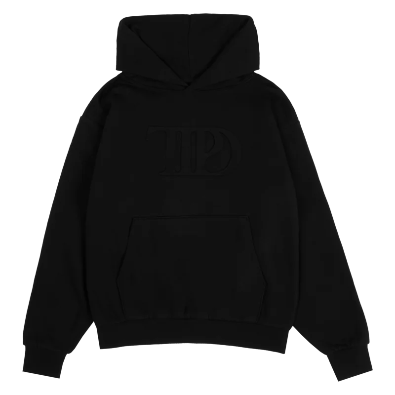 TTPD Black Embossed Hoodie