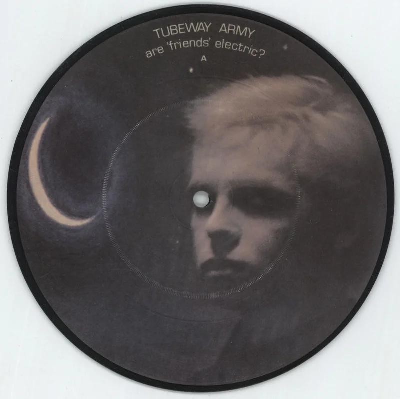 Tubeway Army Are Friends Electric? + Title Insert - EX UK 7" picture disc