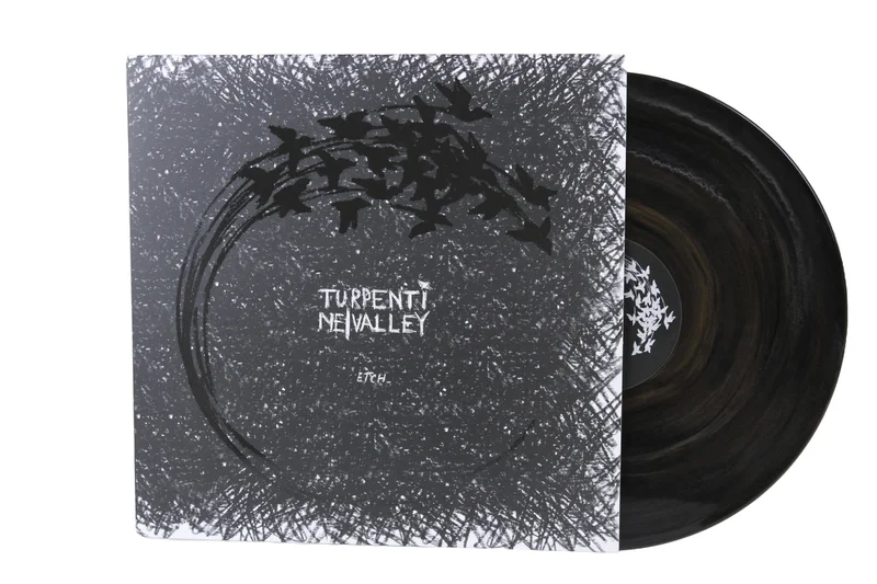 Turpentine Valley  Etch [LP] White w/ Black Burst (2nd pressing)