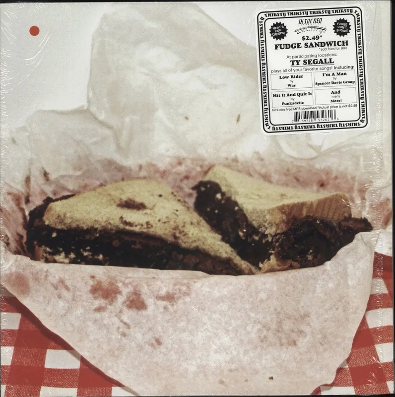 Ty Segall Fudge Sandwich - Yellow & White Splatter Vinyl + Opened Shrink UK Vinyl LP