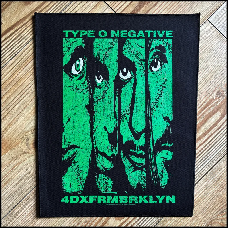 TYPE O NEGATIVE: official FRM BRKLYN large back patch
