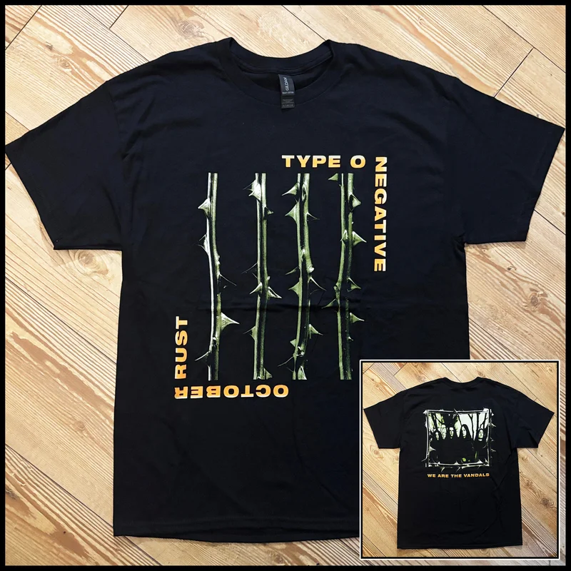 TYPE O NEGATIVE: official OCTOBER RUST shirt