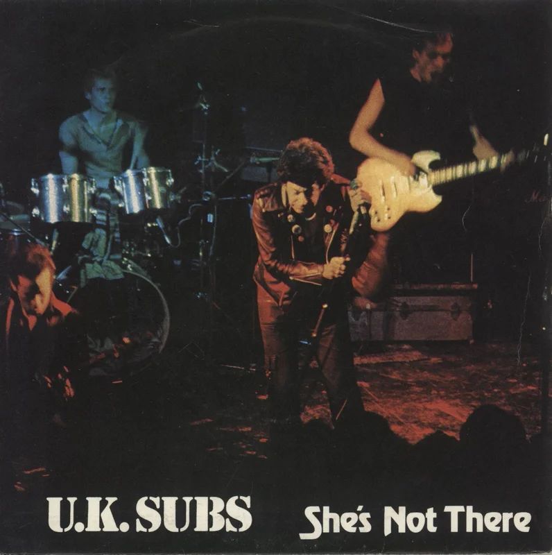U.K. Subs She's Not There EP - Green Vinyl Promo UK Promo 7" vinyl