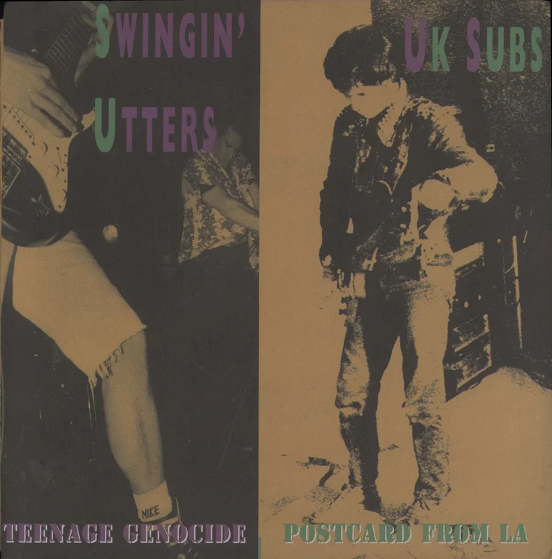 U.K. Subs Split Vision Volume One - Pink Vinyl US 7" vinyl