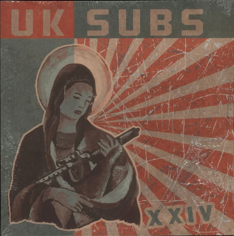 U.K. Subs XXIV - Clear Vinyl & Green Vinyl UK 10" vinyl