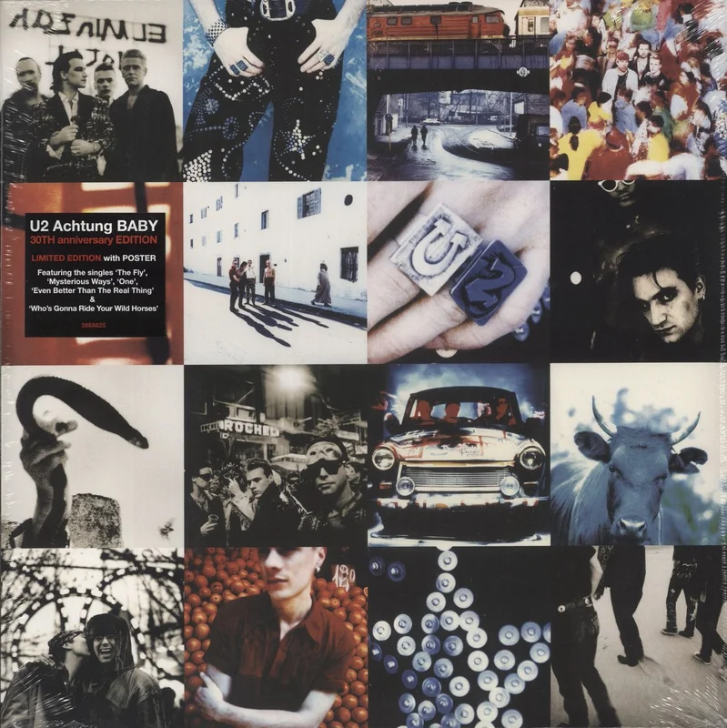 U2 Achtung Baby: Remastered - Sealed UK 2-LP vinyl set