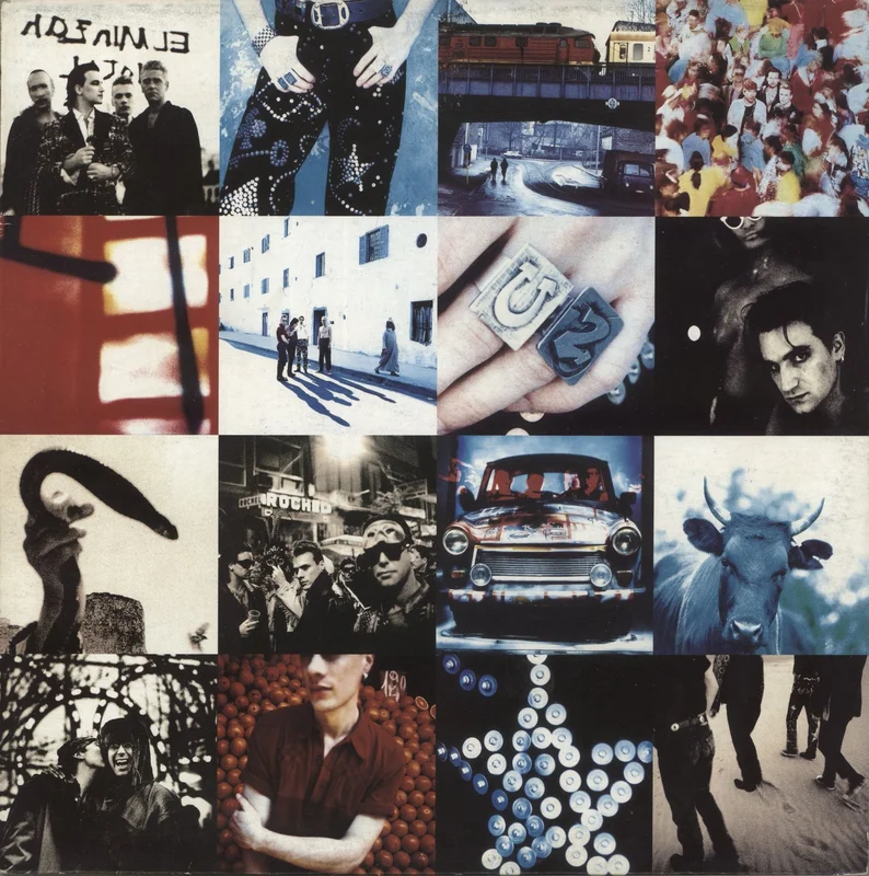 U2 Achtung Baby - Uncensored Sleeve + Inner UK Vinyl LP