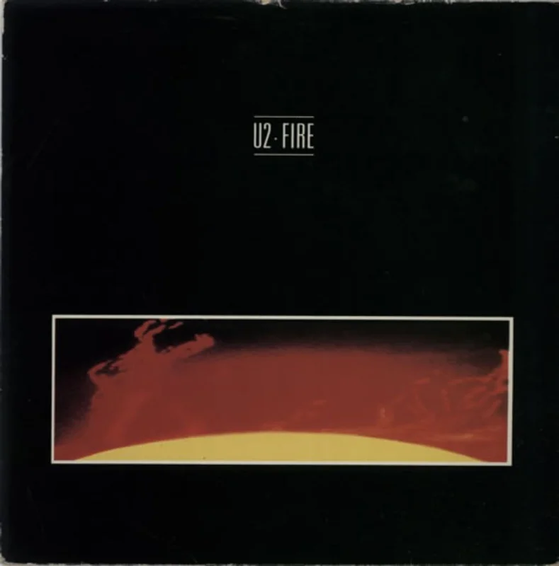 U2 Fire - Single sided UK Promo 7" vinyl