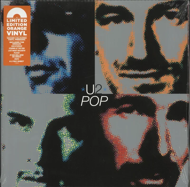 U2 Pop - 180gm Orange Vinyl - Sealed UK 2-LP vinyl set