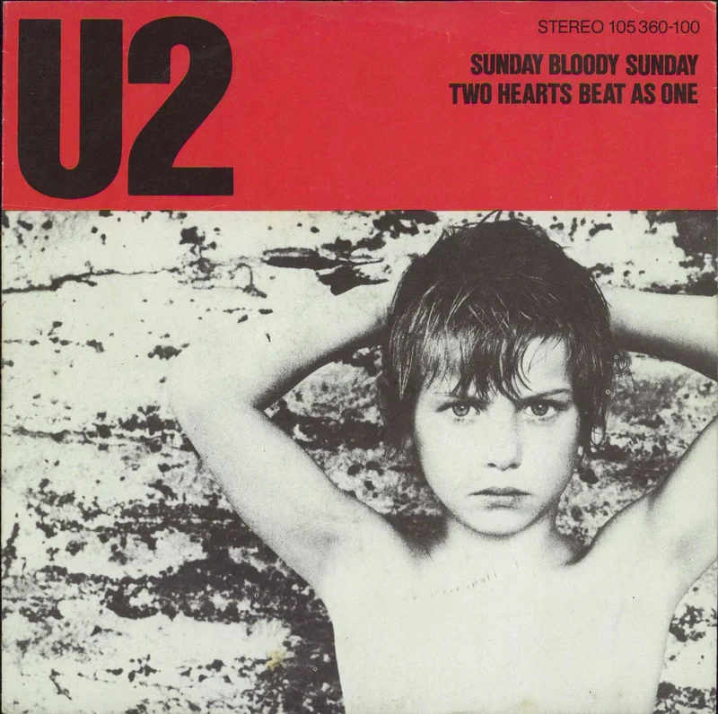 U2 Sunday Bloody Sunday German 7" vinyl