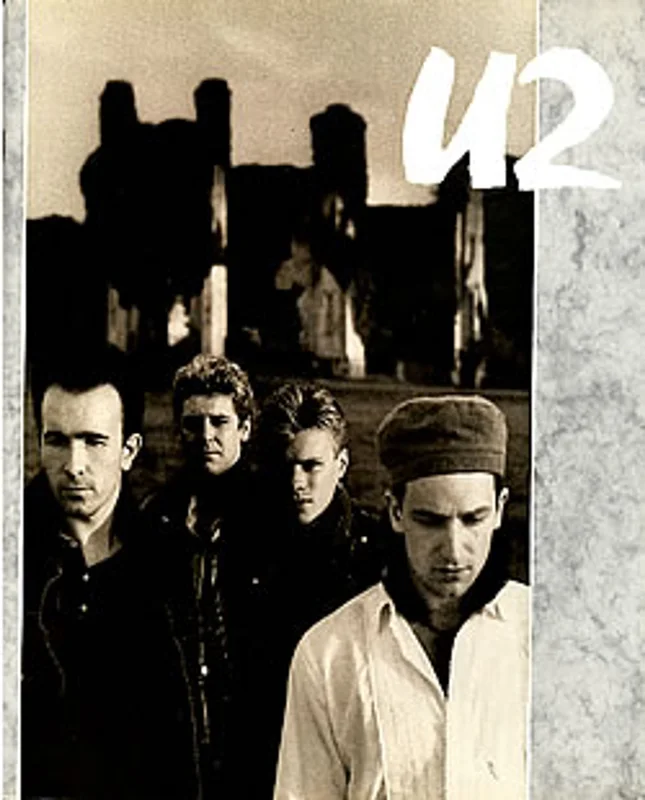 U2 The Unforgettable Fire World Tour - White UK Tour programme