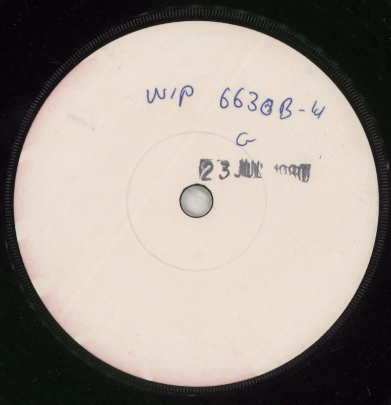 U2 Things To Make And Do - 1-sided Test Pressing UK 7" vinyl