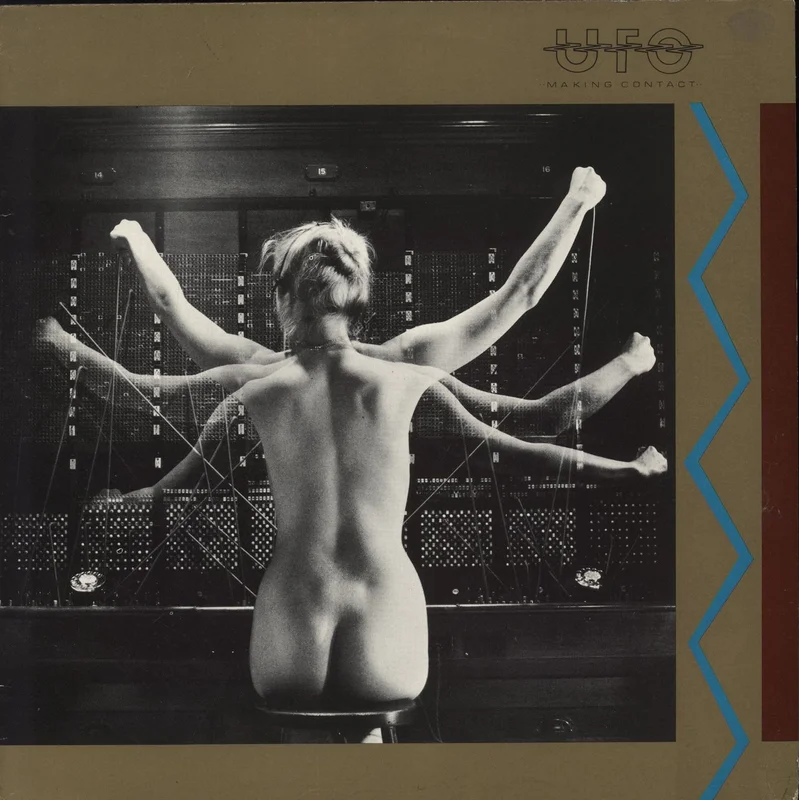 UFO Making Contact - Promo Stamped UK Promo Vinyl LP