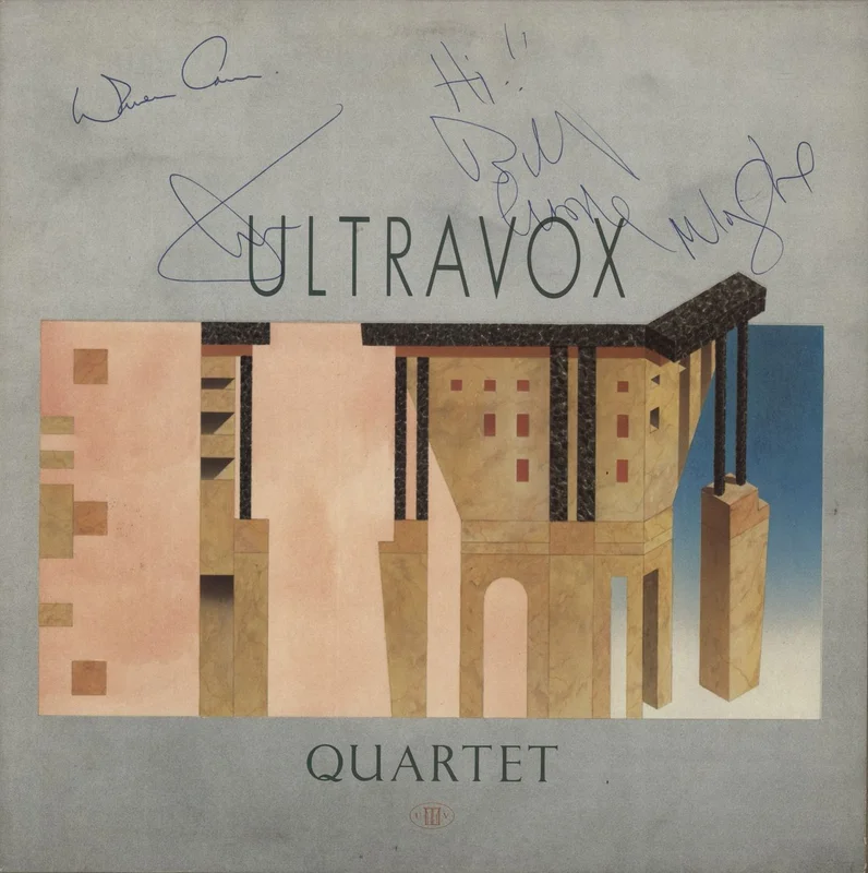 Ultravox Quartet - Fully Autographed UK Vinyl LP