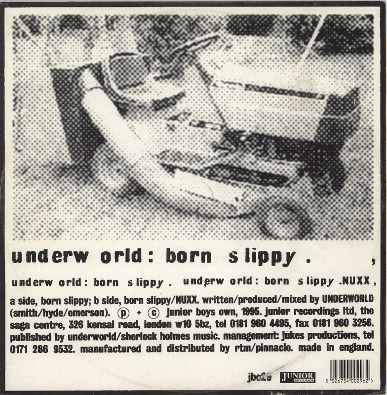 Underworld Born Slippy UK 12" vinyl
