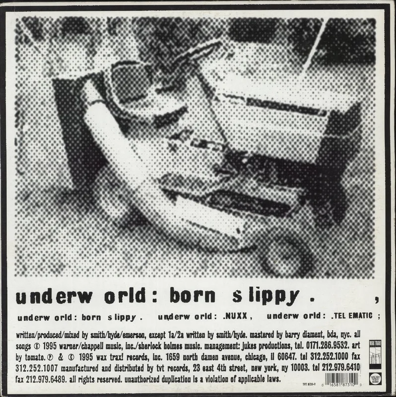 Underworld Born Slippy US Promo 12" vinyl