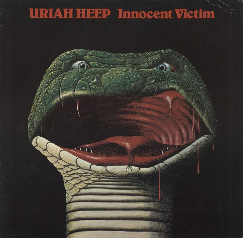 Uriah Heep Innocent Victim - EX German Vinyl LP