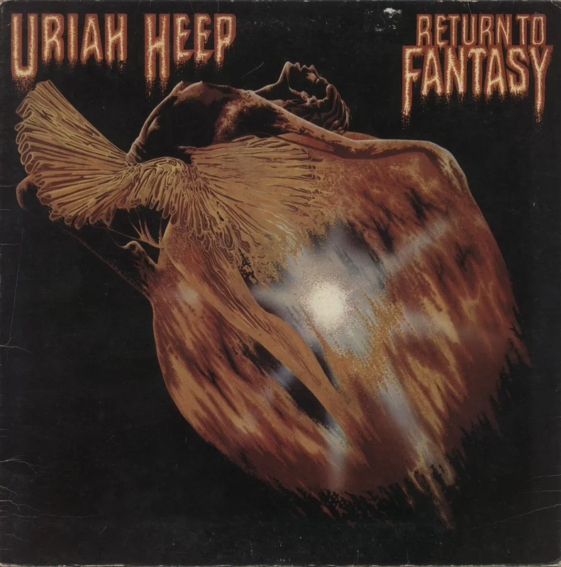 Uriah Heep Return To Fantasy - 2nd - Autographed UK Vinyl LP