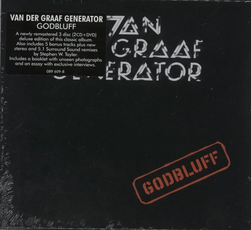 Van Der Graaf Generator Godbluff - Deluxe + Hype Sticker - Sealed UK 3-CD set