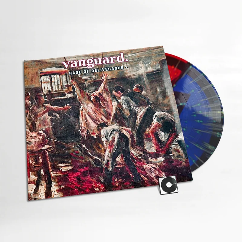 Vanguard - "Rage Of Deliverance" Blue & Red With Yellow Splatter Vinyl