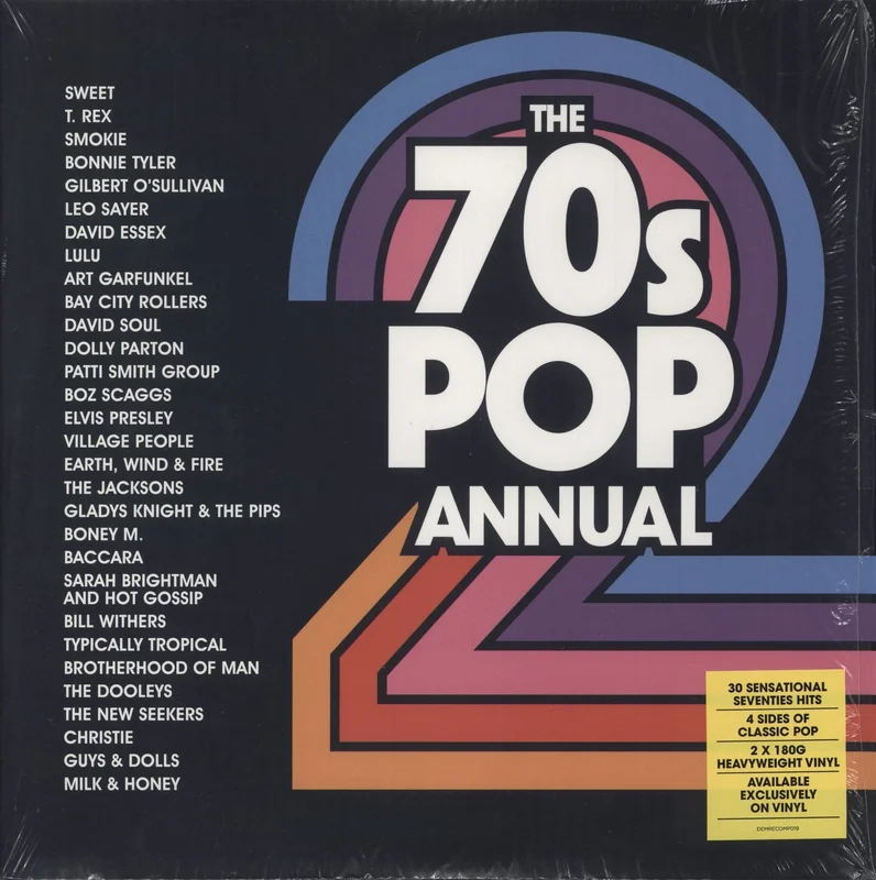 Various-60s & 70s The 70s Pop Annual 2 UK 2-LP vinyl set