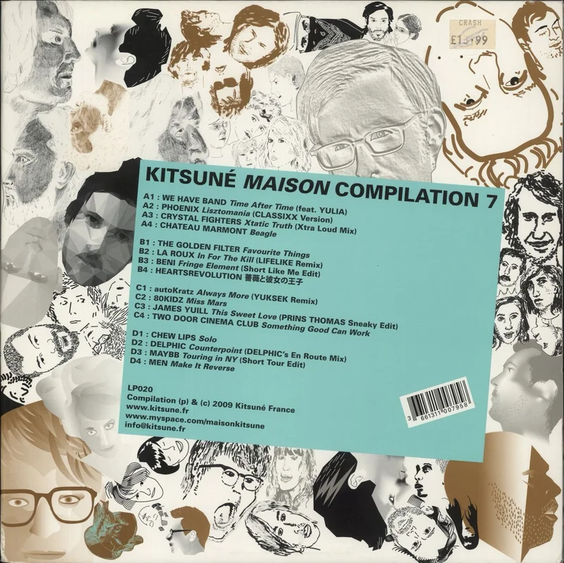 Various-Ambient & Electronica Kitsun Maison Compilation 7 French Vinyl LP