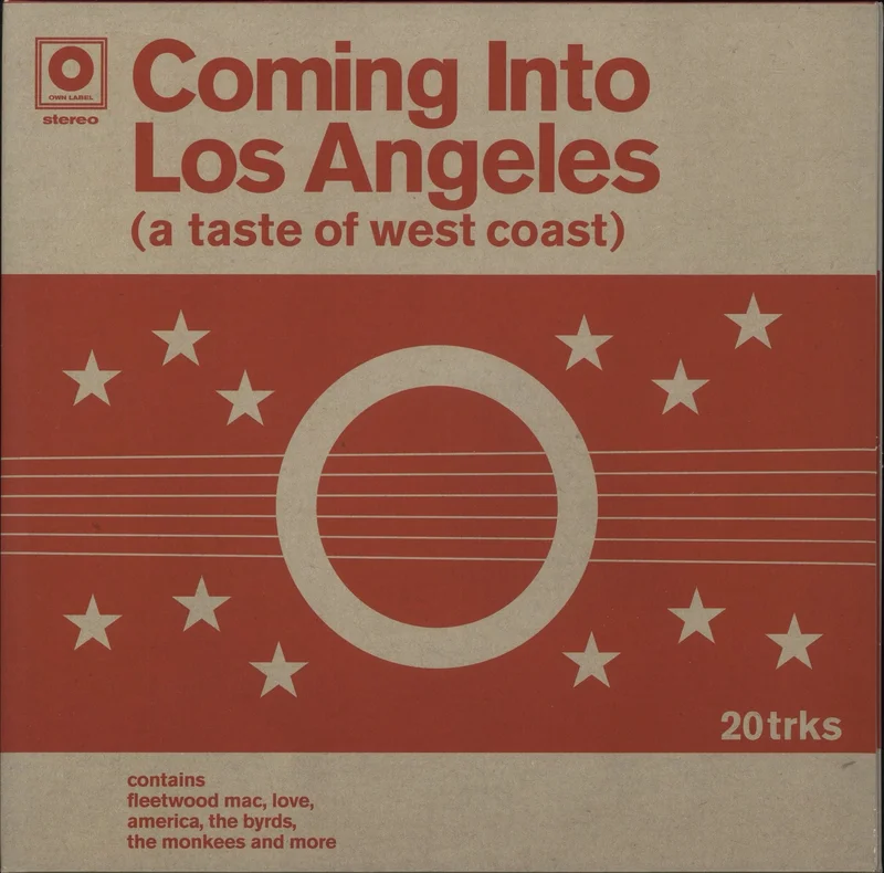 Various Artists Coming Into Los Angeles (A Taste Of West Coast) UK 2-LP vinyl set