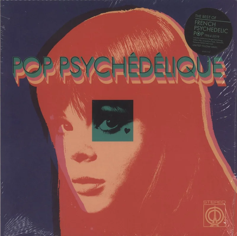 Various Artists The Best Of French Psychedelic Pop 1964-2019 - Yellow Vinyl UK 2-LP vinyl set