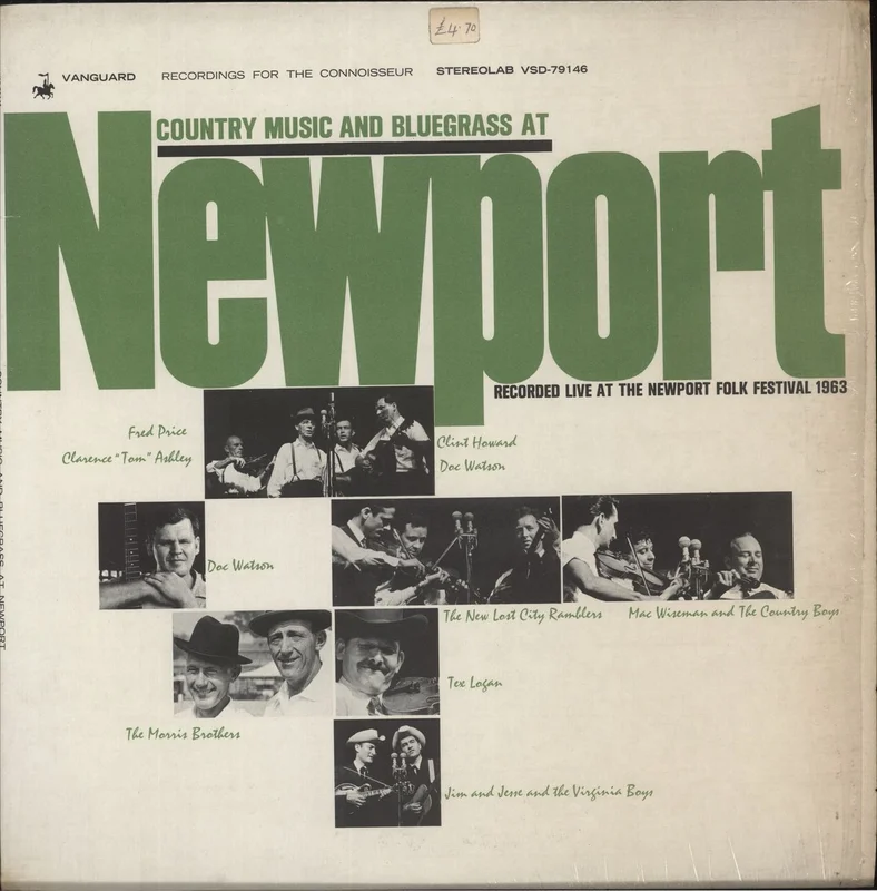 Various-Blues & Gospel Country Music And Bluegrass At Newport Canadian Vinyl LP