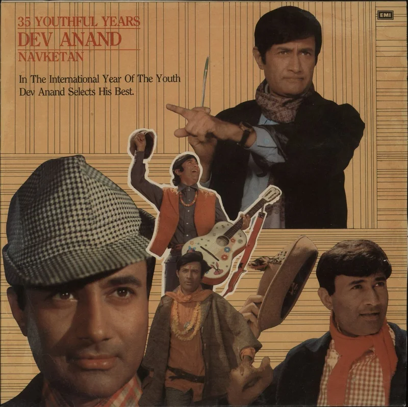 Various-Bollywood 35 Youthful Years Dev Anand Navketan Indian Vinyl LP