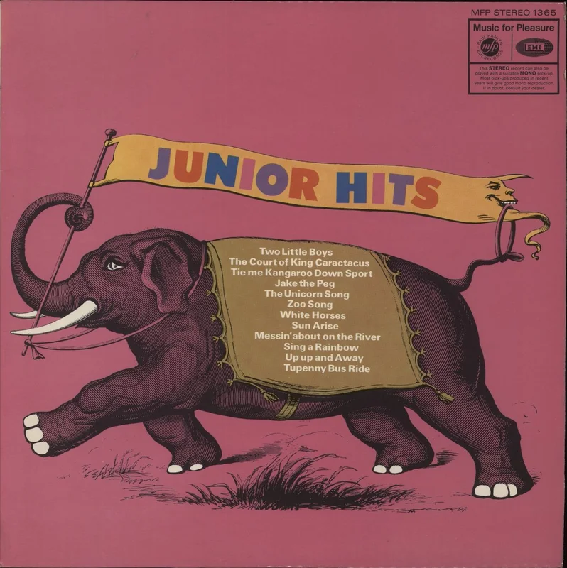 Various-Childrens Junior Hits UK Vinyl LP