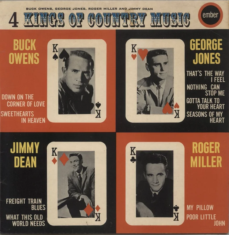 Various-Country 4 Kings Of Country Music UK Vinyl LP