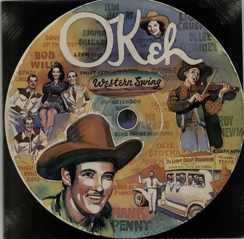 Various-Country Okeh Western Swing UK 2-LP vinyl set
