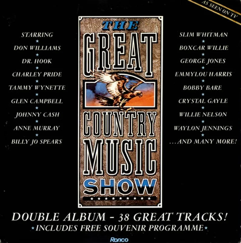 Various-Country The Great Country Music Show UK 2-LP vinyl set
