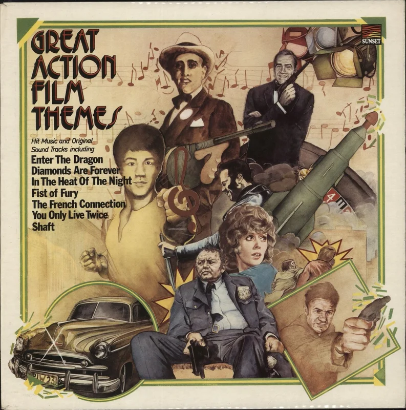 Various-Film, Radio, Theatre & TV Great Action Film Themes UK Vinyl LP