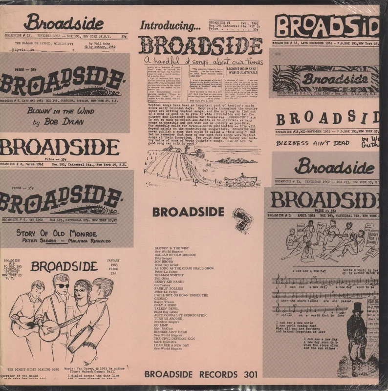 Various-Folk Broadside Ballads Vol. 1 - Sealed US Vinyl LP
