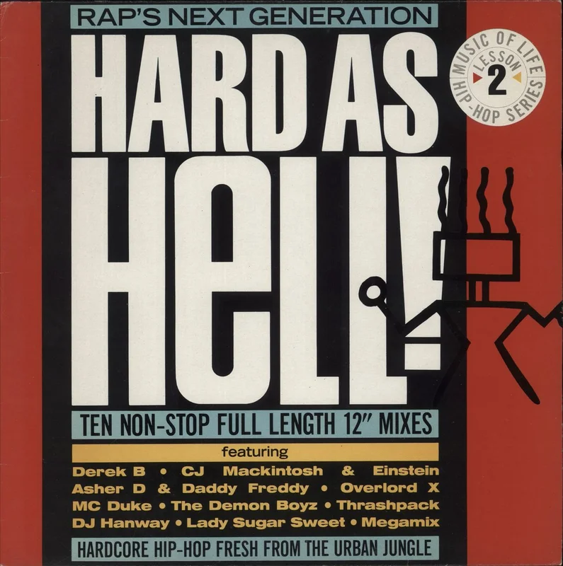 Various-Hip Hop & Rap Hard As Hell! Rap's Next Generation UK Vinyl LP