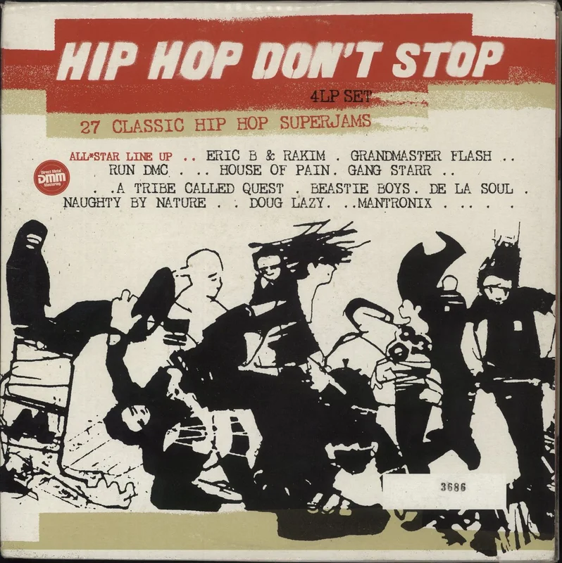 Various-Hip Hop & Rap Hip Hop Don't Stop UK 3-LP vinyl set