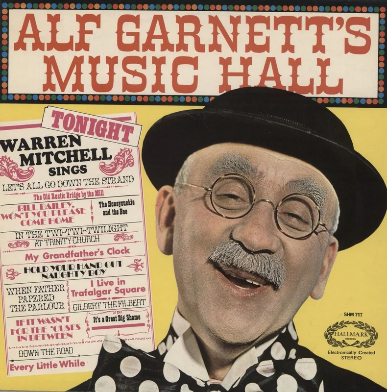 Various-Music Hall & Variety Alf Garnett's Music Hall UK Vinyl LP