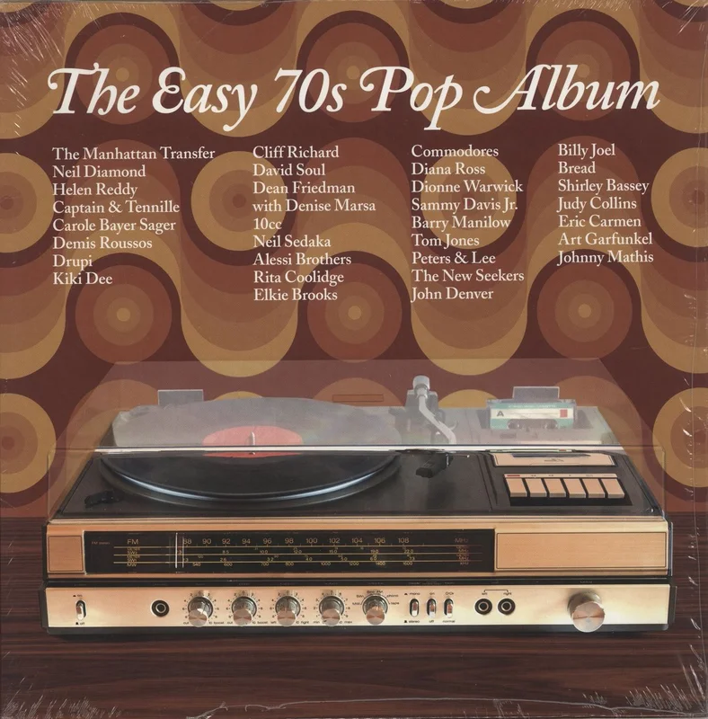 Various-Pop The Easy 70s Pop Album UK 2-LP vinyl set