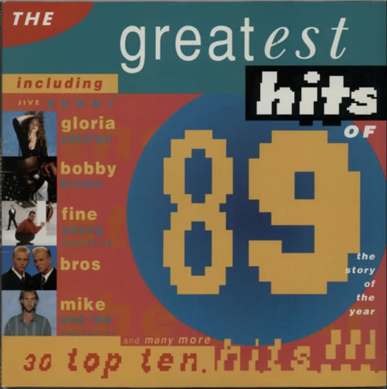 Various-Pop The Greatest Hits Of 1989 UK 2-LP vinyl set