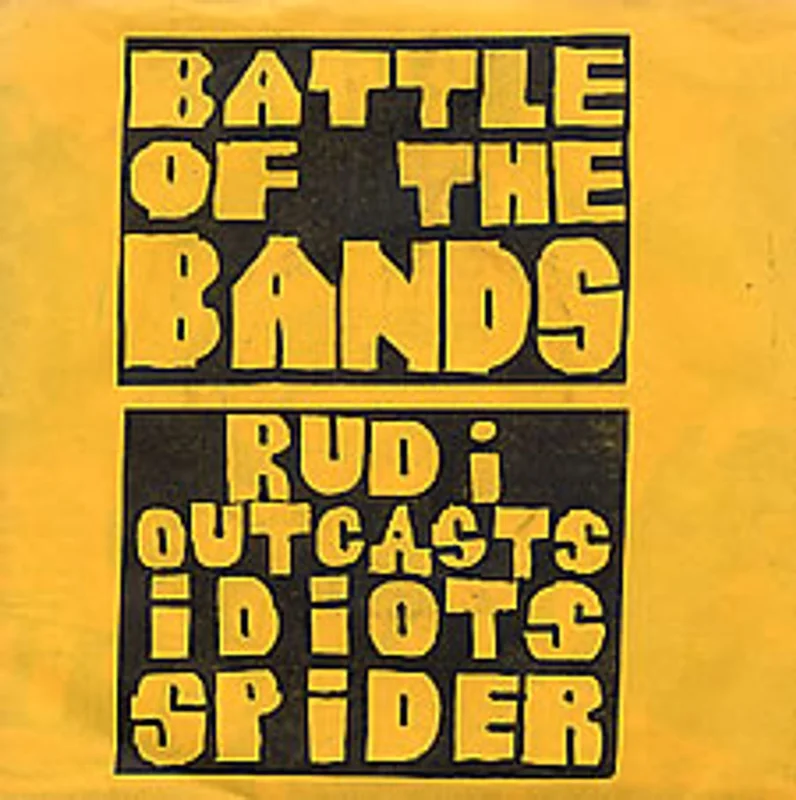 Various-Punk & New Wave Battle Of The Bands - yellow numbered p/s UK 7" vinyl