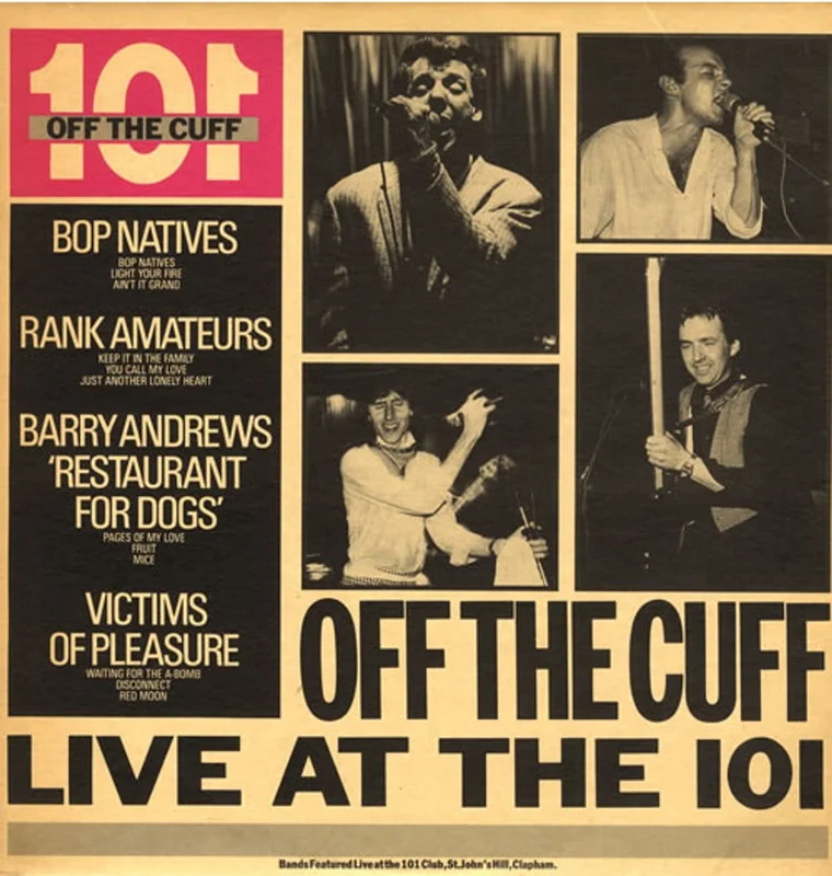 Various-Punk & New Wave Off The Cuff Live At The 101 UK Vinyl LP