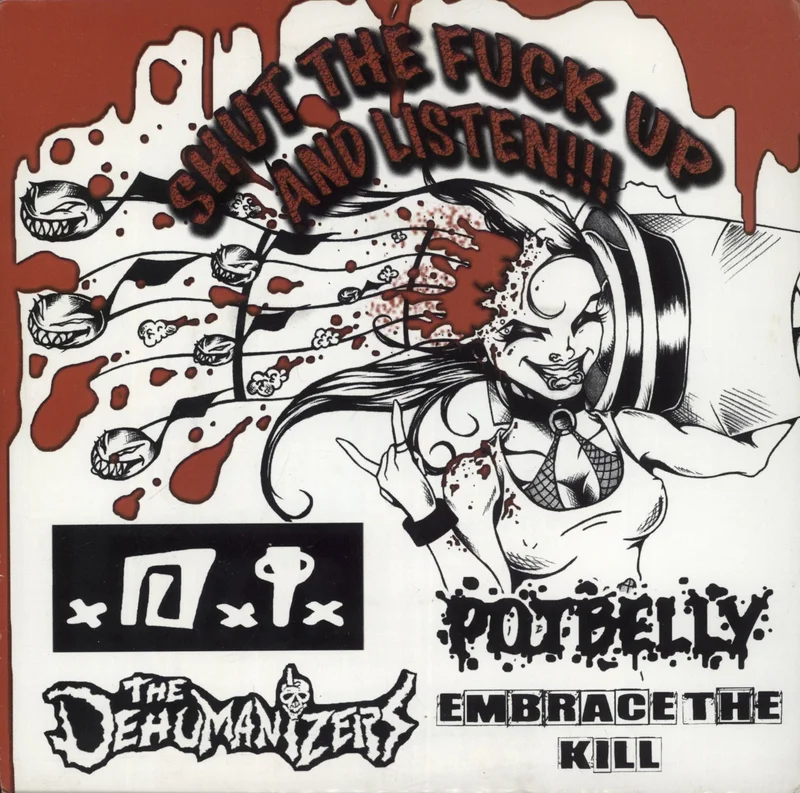 Various-Punk & New Wave Shut The Fuck Up And Listen Vol. I - Grey Marble Vinyl US 7" vinyl